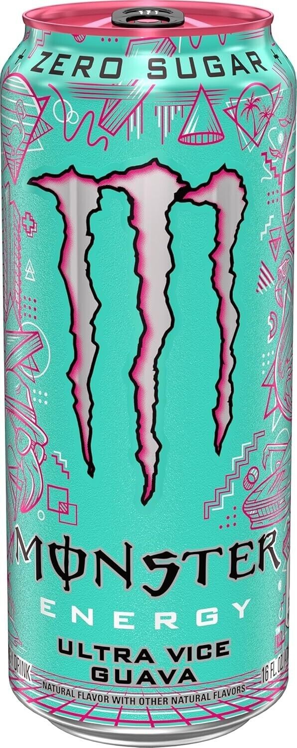 Monster, Ultra Vice Guava 16 Oz