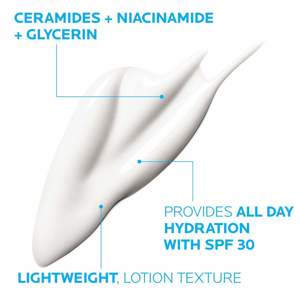 La Roche Posay Toleriane Face Moisturizer Sunscreen with Ceramide and Niacinamide SPF 30 1.35 Fl Oz