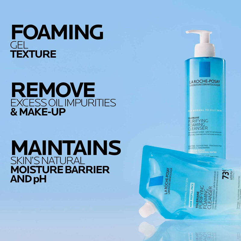 La Roche Posay Toleriane Purifying Facial Cleanser Refill 13.52oz