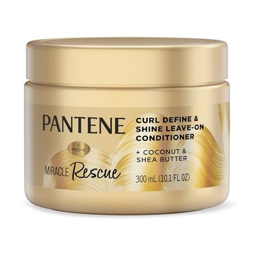 Pantene Pro-V Miracle Rescue Curl Define & Shine Leave-on Conditioner, 10.1 OZ