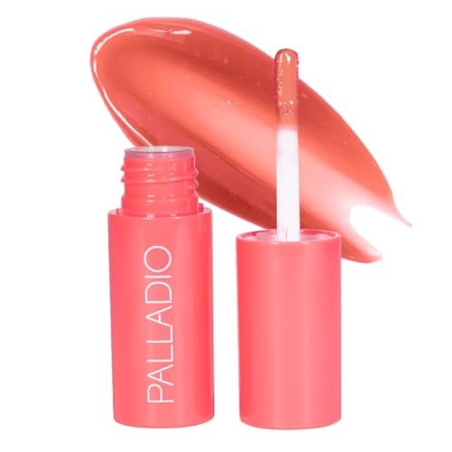 Palladio Jelly Tint, Liquid Stain for Cheeks & Lips Sweet Berry
