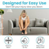 Arctic Flex Foot Ice Pack (Pair) Toe Wrap for Bunion, Plantar Fasciitis, Hallux Valgus, Gout, Swelling & Injuries - Cold & Heat Gel Therapy for Joint