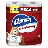 Charmin Ultra Strong Toilet Paper, 6 Mega Rolls