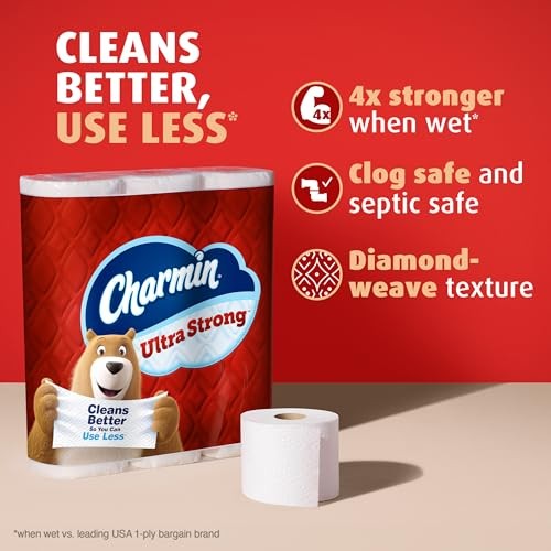 Charmin Ultra Strong Toilet Paper, 6 Mega Rolls