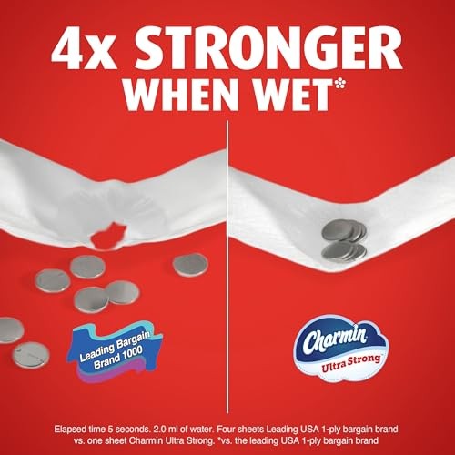 Charmin Ultra Strong Toilet Paper, 6 Mega Rolls