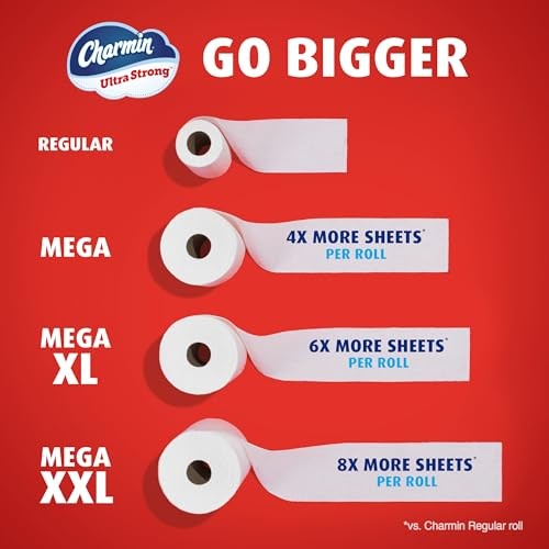 Charmin Ultra Strong Toilet Paper, 6 Mega Rolls