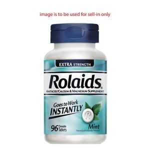 Rolaids Extra Strength Antacid Mint Chewable Tablets, 96 CT