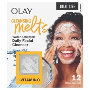 Olay Cleansing Melts + Vitamin C Water-Activated Face Wash, 12 ct