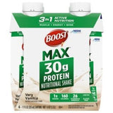 Boost Max Protein Nutritional Drink, Vanilla, 4 Ct
