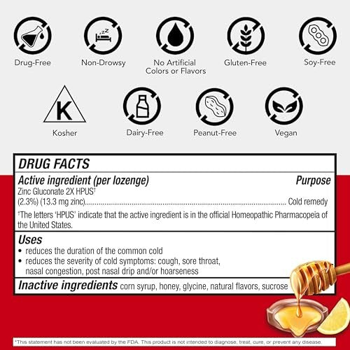 Cold-Eeze Soft-Center Liquid Honey Zinc Lozenges 25ct