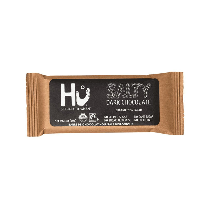 Hu Organic Salty Dark Chocolate Bar, 30 g