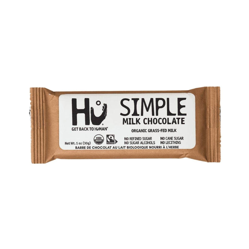 Hu Organic Grass-Fed Milk Chocolate Bar, 30 g