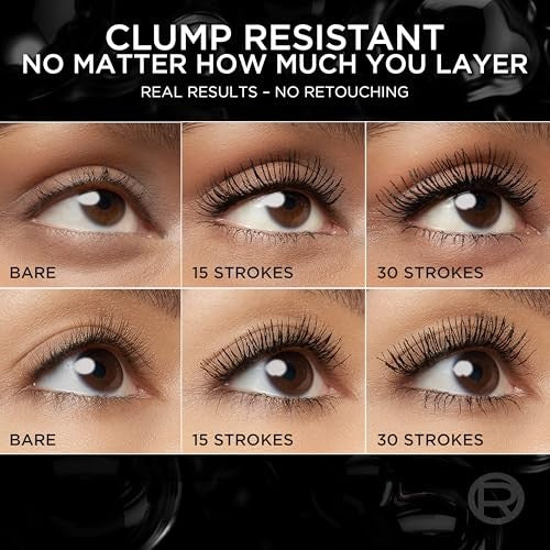 L'Oreal Paris Paradise Waterproof Mascara, Black 0.33 oz