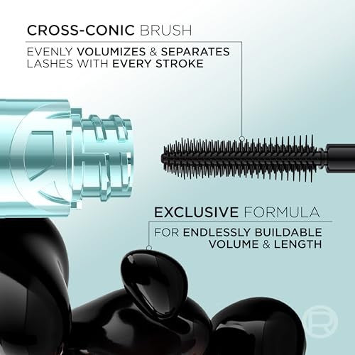 L'Oreal Paris Paradise Waterproof Mascara, Black 0.33 oz