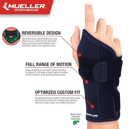 Mueller Reversible Wrist Brace, One Size