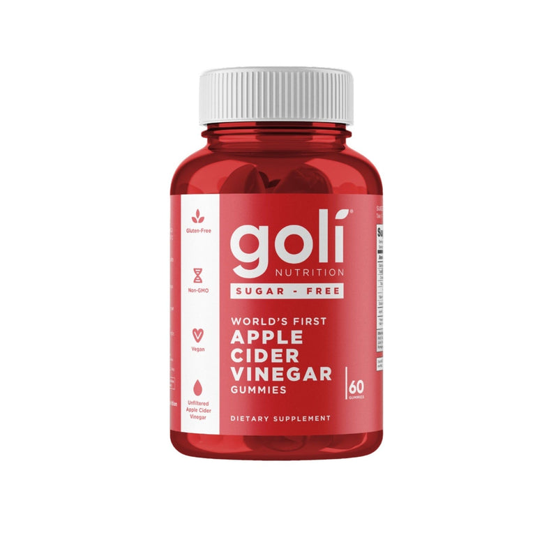 Goli Nutrition Apple Cider Vinegar Sugar Free Dietary Supplement Vegan Gummies - 60ct