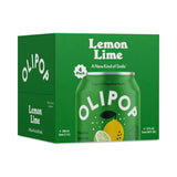 Olipop Lemon Lime Prebiotic Soda, 12 Fl Oz, 4 Pack