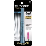 L'Oréal Paris Telescopic Waterproof Mascara, Black, 0.24 Fl Oz