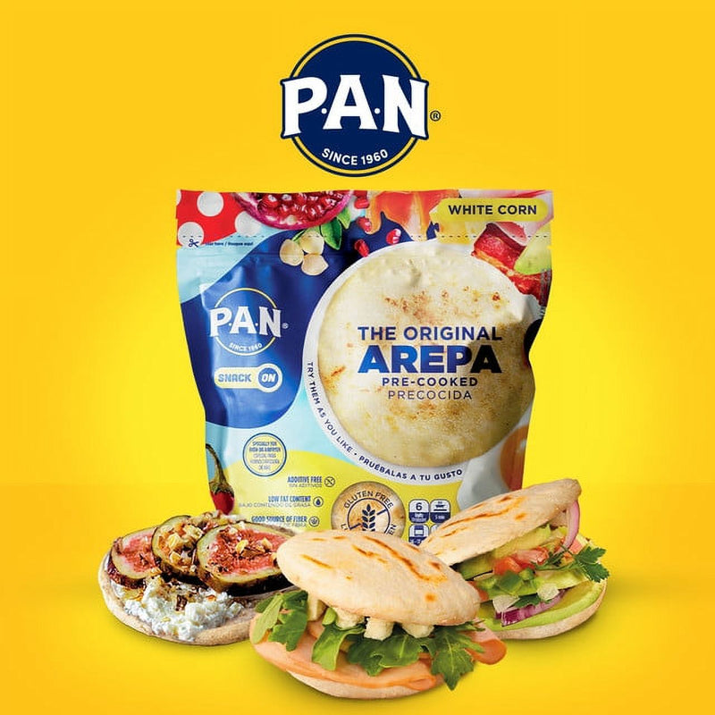 P.A.N. Snack On Pre-Cooked Frozen Arepas, 6 Ct, 23.28 Oz