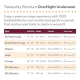 Tranquility Premium Overnight Disposable Maximum Absorbent Underwear 3XL, 10 Pack
