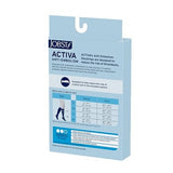 Jobst Activa Anti-Embolism 18 MmHg Compression Socks Knee High Closed Toe, White, Medium
