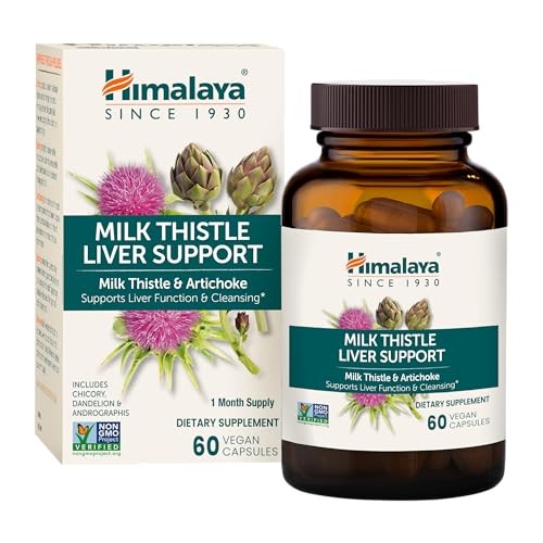Himalaya Milk Thistle Liver Support Capsules 350mg 60ct
