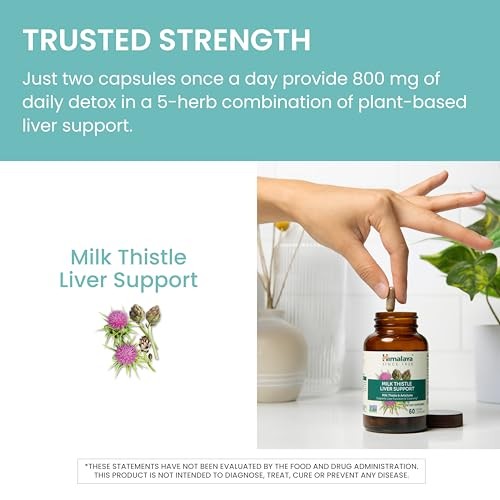 Himalaya Milk Thistle Liver Support Capsules 350mg 60ct