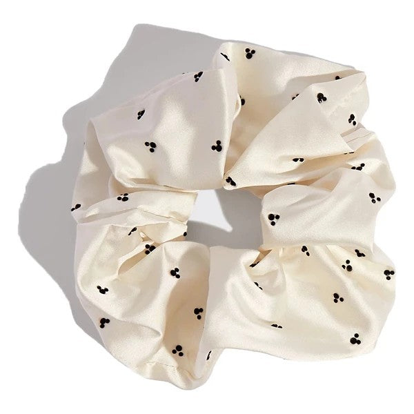Kitsch Mickey Fabric Rhinestone Scrunchie Jumbo Hair Tie
