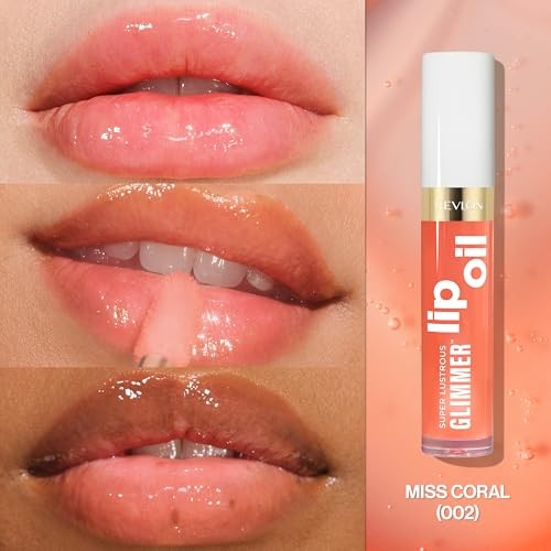 Revlon Super Lustrous Lip Oil Miss Coral 0.13 oz