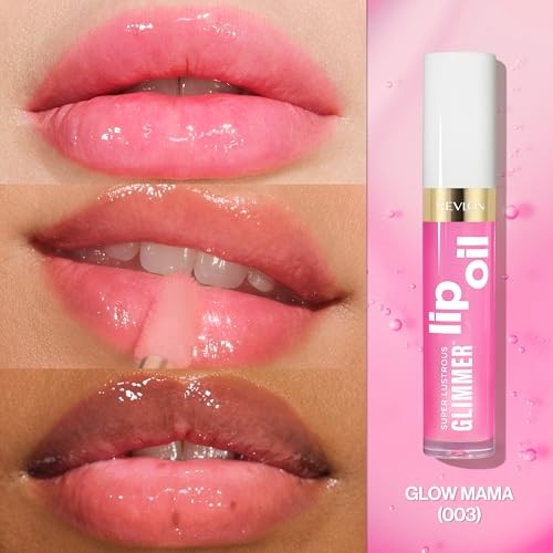 Revlon Super Lustrous Glimmer Lip Oil Moisturizing 003 Glow Mama 0.13 Fl Oz