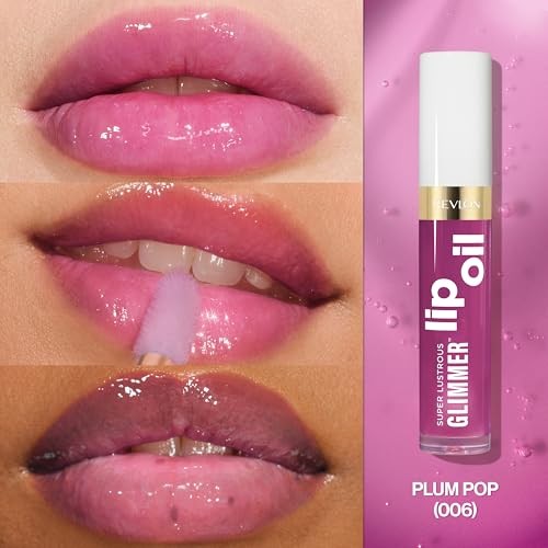 Revlon Glimmer Lip Oil Plum Pop 0.13 oz