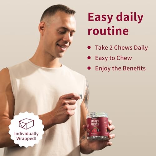 Snap Heart Beets Dietary Supplements Chewables 60ct