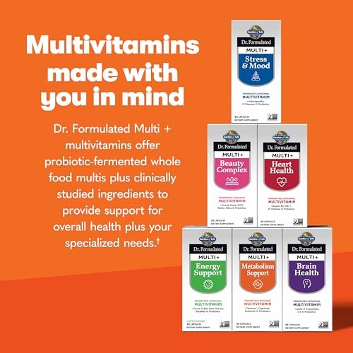 Garden of Life, Dr. Formulated Multi+, Metabolism Support, 30 Capsules