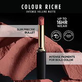 L'Oreal Paris Colour Riche Intense Volume Matte Lipstick - Worth It Medium - 0.06oz