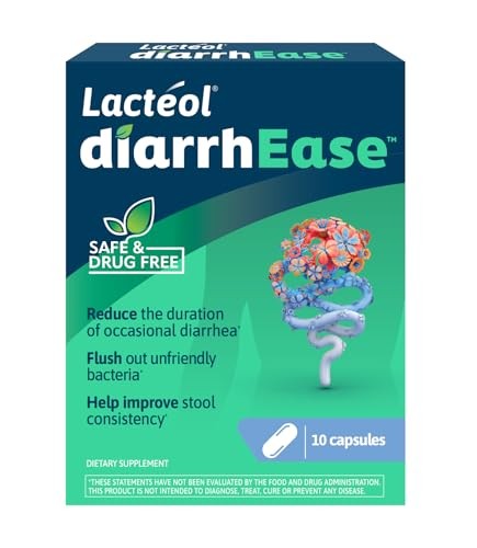 Lacteol Diarrhea Relief Capsules 10ct