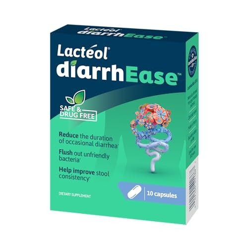 Lacteol Diarrhea Relief Capsules 10ct