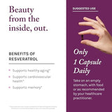 Reserveage Beauty Resveratrol Plus 500 Mg - 30 Veggie Capsules
