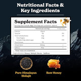 Better Alt Pure Himalayan Shilajit Sticks with Organic Honey 30 Sticks