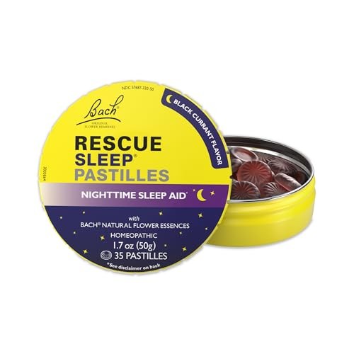 Bach, Rescue Sleep Pastilles, Black Currant, 35 Pastilles, 1.7 Oz