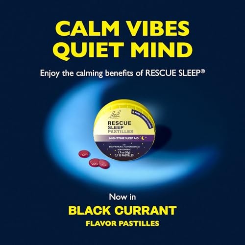 Bach, Rescue Sleep Pastilles, Black Currant, 35 Pastilles, 1.7 Oz