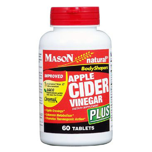Mason Apple Cider Vinagar Plus Tabletas 60ct