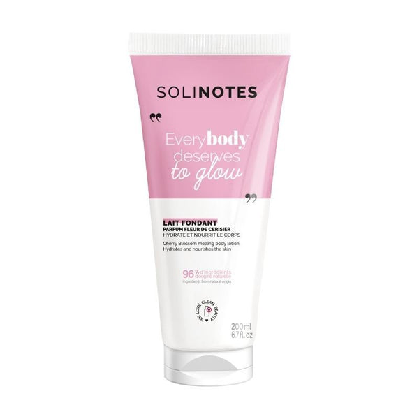 Lait Corps Fondant Purifiant Fleur De Cerisier Solinotes 200ml