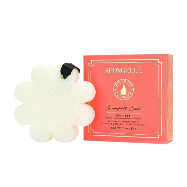 Spongelle Body Wash Infused Buffer Sponge Loofa Grapefruit Cassis Wild Flower (14+ Utilisations)