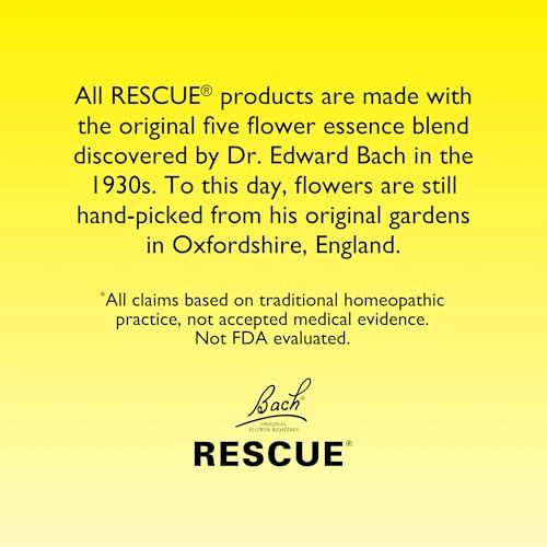 Bach, Rescue Remedy® Dropper, Stress Relief, Orange & Mango, 0.7 Fl Oz (20 Ml)