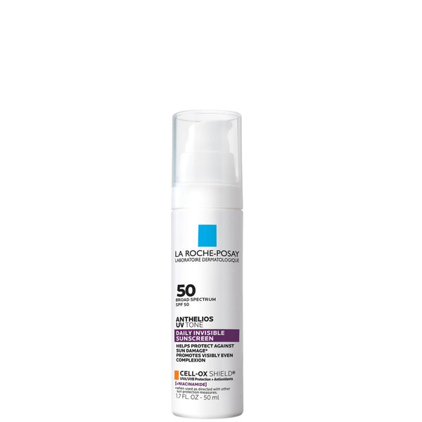 La Roche-Posay Anthelios UV Tone Daily Invisible Sunscreen, SPF 50 with Niacinamide 1.7oz