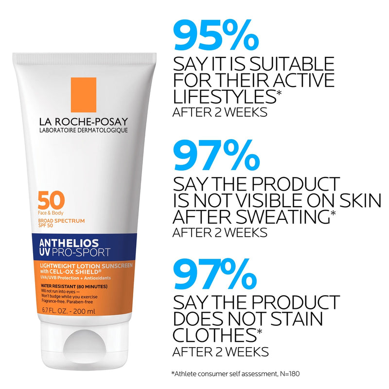 La Roche Posay UV Pro Sport Body Sunscreen SPF 50 6.76 Fl Oz