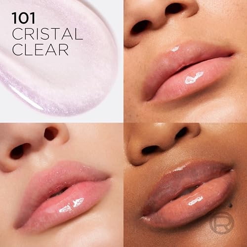 L'Oreal Paris Plump Ambition Hyaluron Lip Oil Plumping Gloss Cristal Clear 0.16 Fl Oz