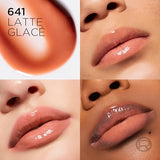 L'Oreal Paris Paradise Plump Ambition Lip Oil Plumping Lip Gloss, Latte Glace 641