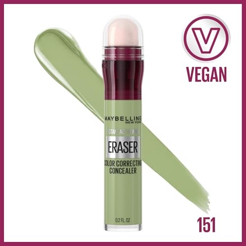 Maybelline Instant Age Rewind Eraser Concealer, Green Corrector, 0.2 fl oz
