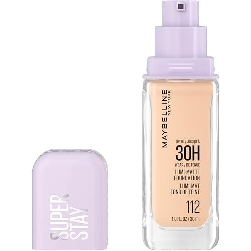 Maybelline SuperStay Lumi-Matte Foundation, 112, 1 fl oz